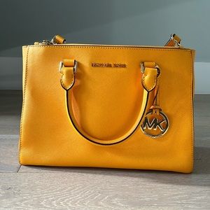 Michael Kors yellow purse